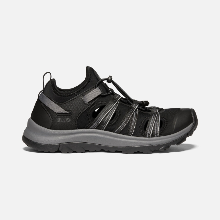 Keen Terradora II All Terrain Sport Sandals - Women's Black Light Grey Sandals